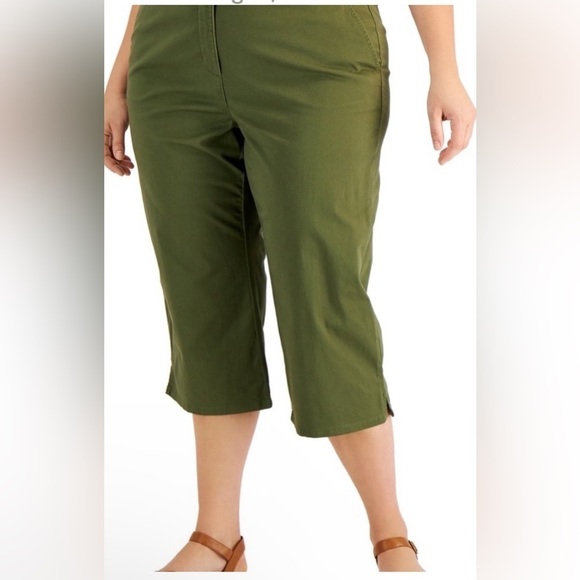 Karen Scott Plus  Capri Pants Size 24W - Picture 1 of 7
